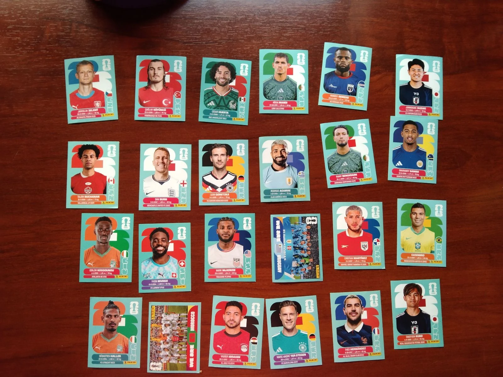 Cromos fútbol mundial Panini 
